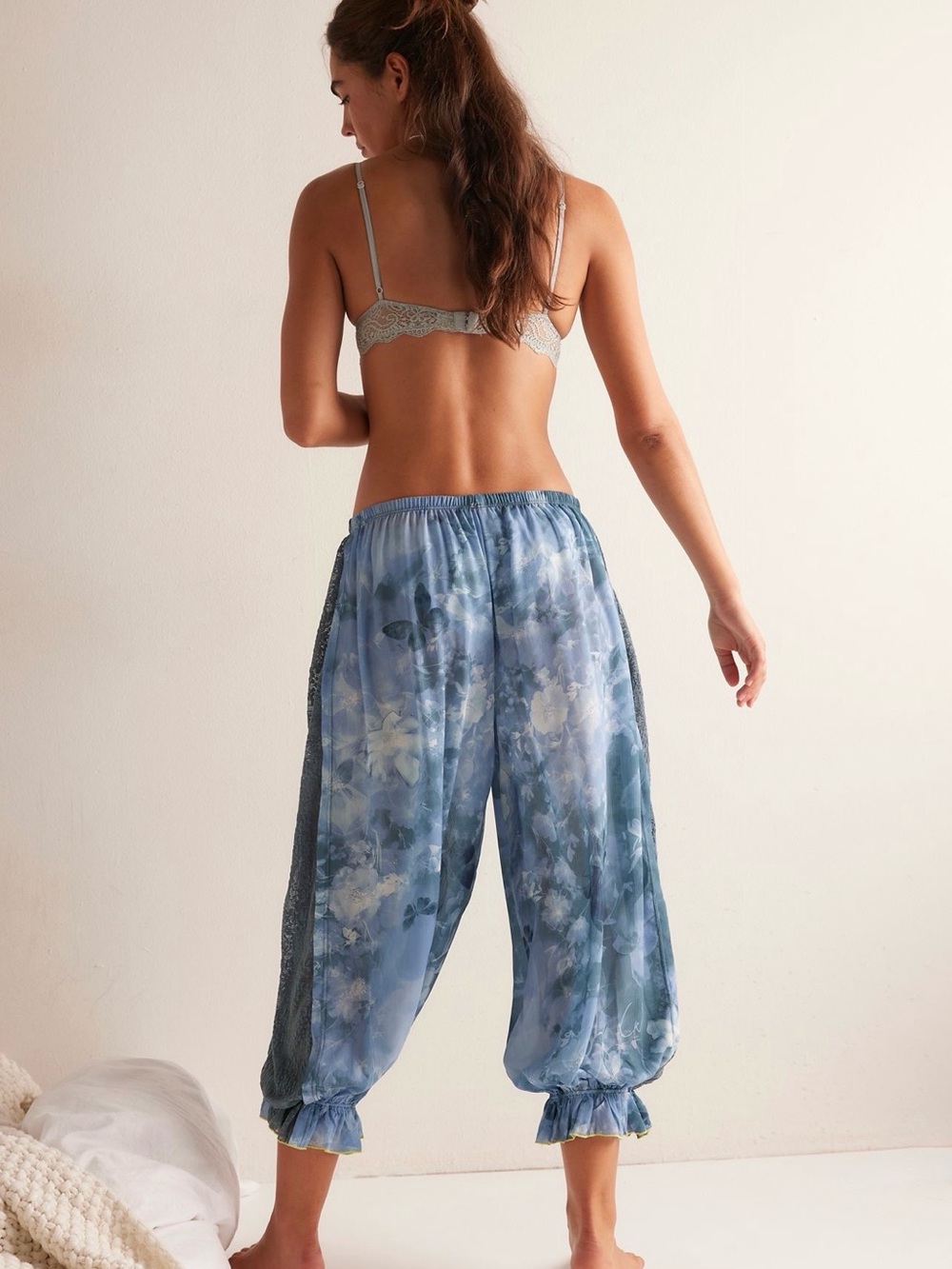 Intimately by Free People Ready to go Bloomer Pants in Storm Combo NWOT - Picture 3 of 15